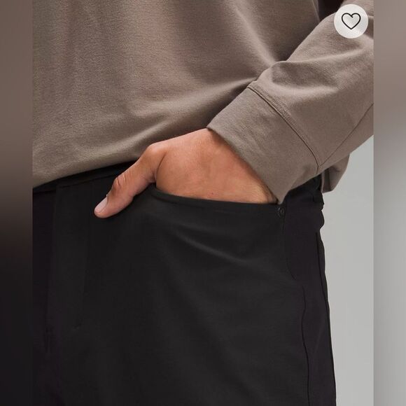 LULULEMON Men’s ABC Classic-Fit 5 Pocket Pant 32 Warpstreme Black Wrinkle Free - Picture 4 of 15